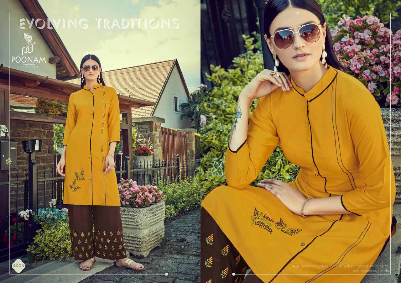 Plazo House Vol-4 Poonam Designer Kurti Sets Plazo House Vol-4 Poonam Designer Kurti Sets